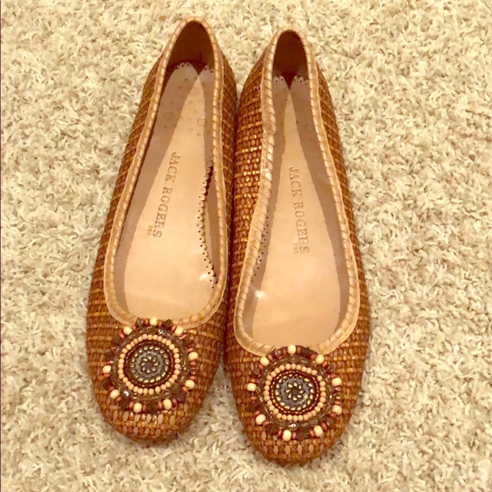 Jack Rogers woven flats